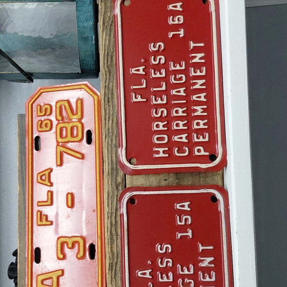 Vintage Florida License Plates Collection Of 7 - Picture 6 of 6
